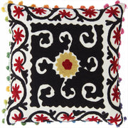 Handmade Cushion Cover Suzani Embroidery Pillows Home Decor - CraftJaipur